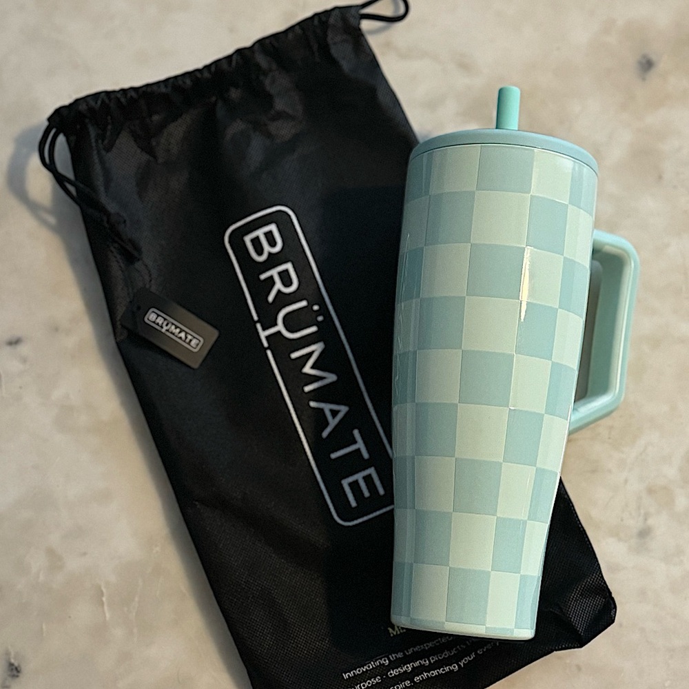 BrüMate Era 40oz - Seafoam Checkered (Limited Edition)